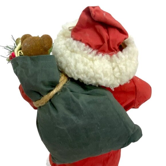Old World Santa Figurine by Russ Berrie 14" High Holiday Decor Vintage Christmas - Picture 10 of 11